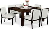 Tango Tempest II 7 Pc. Dinette (60" Table)