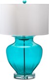 Blue Glass Table Lamp