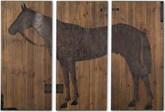 Equestrian Mixed Media Painting