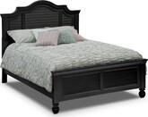 Plantation Cove Black Panel Queen Bed