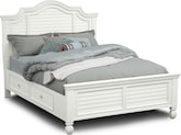 Plantation Cove White Storage Queen Storage Bed
