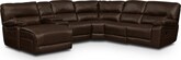 Wyoming Godiva 5 Pc. Reclining Sectional (Reverse)