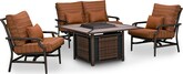 Santa Paula 4 Pc. Seating w/ Fire Pit