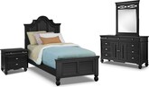 Plantation Cove Black II 6 Pc. Full Bedroom (Alternate)