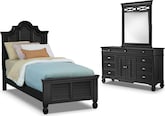 Plantation Cove Black II 5 Pc. Full Bedroom
