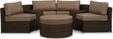 Gallery 5 Pc. Sectional and Cocktail Ottoman
