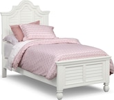 Plantation Cove White Panel II Full Bed