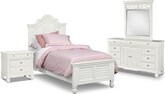 Plantation Cove White Panel II 6 Pc. Twin Bedroom (Alternate)