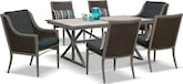 Crawford 7 Pc. Patio Dinette