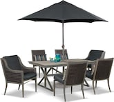 Crawford 9 Pc. Patio Dinette