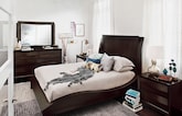 Cascade Merlot 6 Pc. Queen Bedroom
