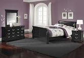 Neo Classic Black II 6 Pc. Full Bedroom