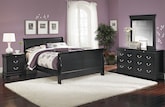 Neo Classic Black 6 Pc. Queen Bedroom