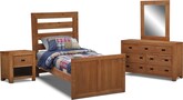 Alpine Panel 6 Pc. Twin Bedroom
