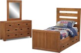 Alpine Panel 6 Pc. Twin Bedroom (Alternate)