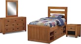 Alpine Panel 7 Pc. Twin Bedroom (Alternate II)