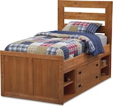 Alpine Panel Full Bed w/ Captain Storage