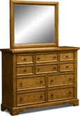 Carlyle Oak Dresser & Mirror