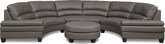 Modena 3 Pc. Sectional and Ottoman
