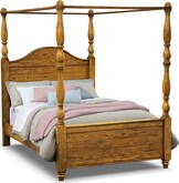 Carlyle Oak Canopy Queen Bed