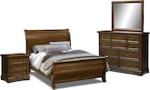 Carlyle Rustic 6 Pc. Queen Bedroom