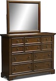 Carlyle Rustic Dresser & Mirror