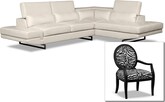 Madrid 2 Pc. Sectional and Accent Chair