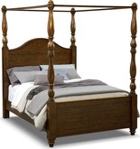 Carlyle Rustic Canopy Queen Bed