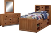 Alpine Captain 5 Pc. Twin Bedroom