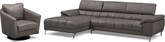 Sabrina II 2 Pc. Sectional (Reverse) and Swivel Chair