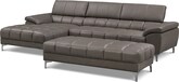 Sabrina II 2 Pc. Sectional (Reverse) and Cocktail Ottoman