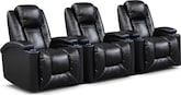 Polaris II 3 Pc. Power Reclining Home Theater Sectional