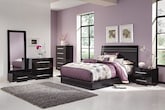 Dimora Black II 7 Pc. Queen Bedroom (Alternate)
