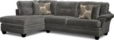 Cordoba Gray II 2 Pc. Sectional (Reverse)