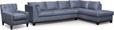 Soho IV 2 Pc. Sectional and Accent Chair