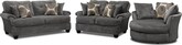 Cordoba Gray 3 Pc. Living Room w/ Swivel Chair