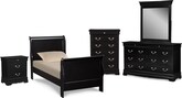 Neo Classic Black II 7 Pc. Full Bedroom
