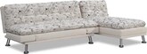 Waltz Futon Sofa Bed with Chaise