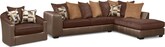 Montero 2 Pc. Sectional and Swivel Chair