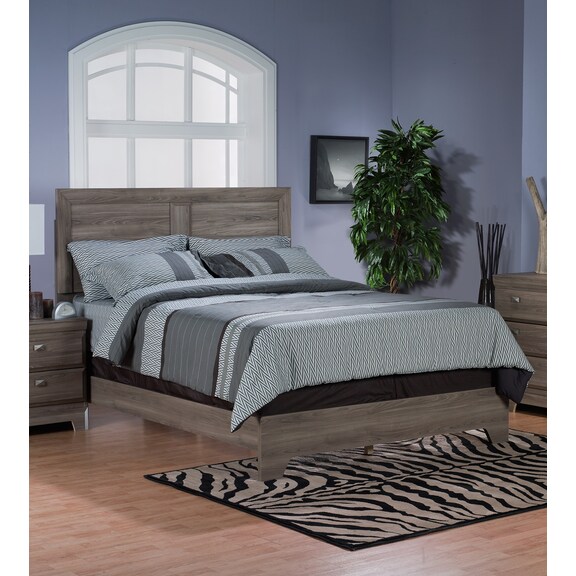 Bedroom Furniture Yorkdale Light Queen Panel Bed