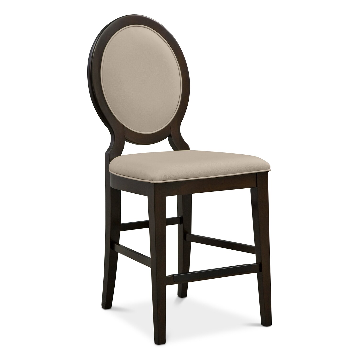 Cosmo CounterHeight Table and 6 Chairs Merlot Value City Furniture