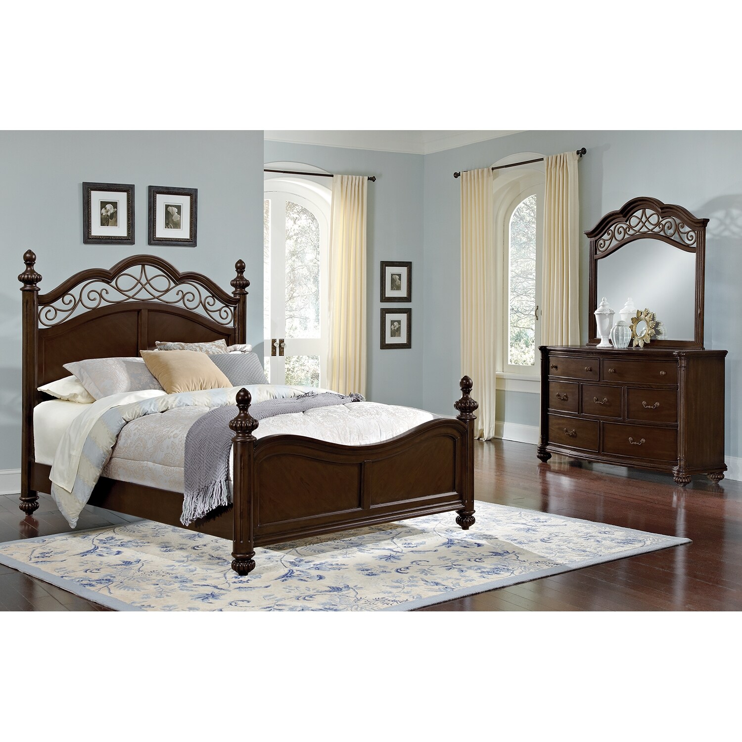 Derbyshire Queen Bed Value City Furniture
