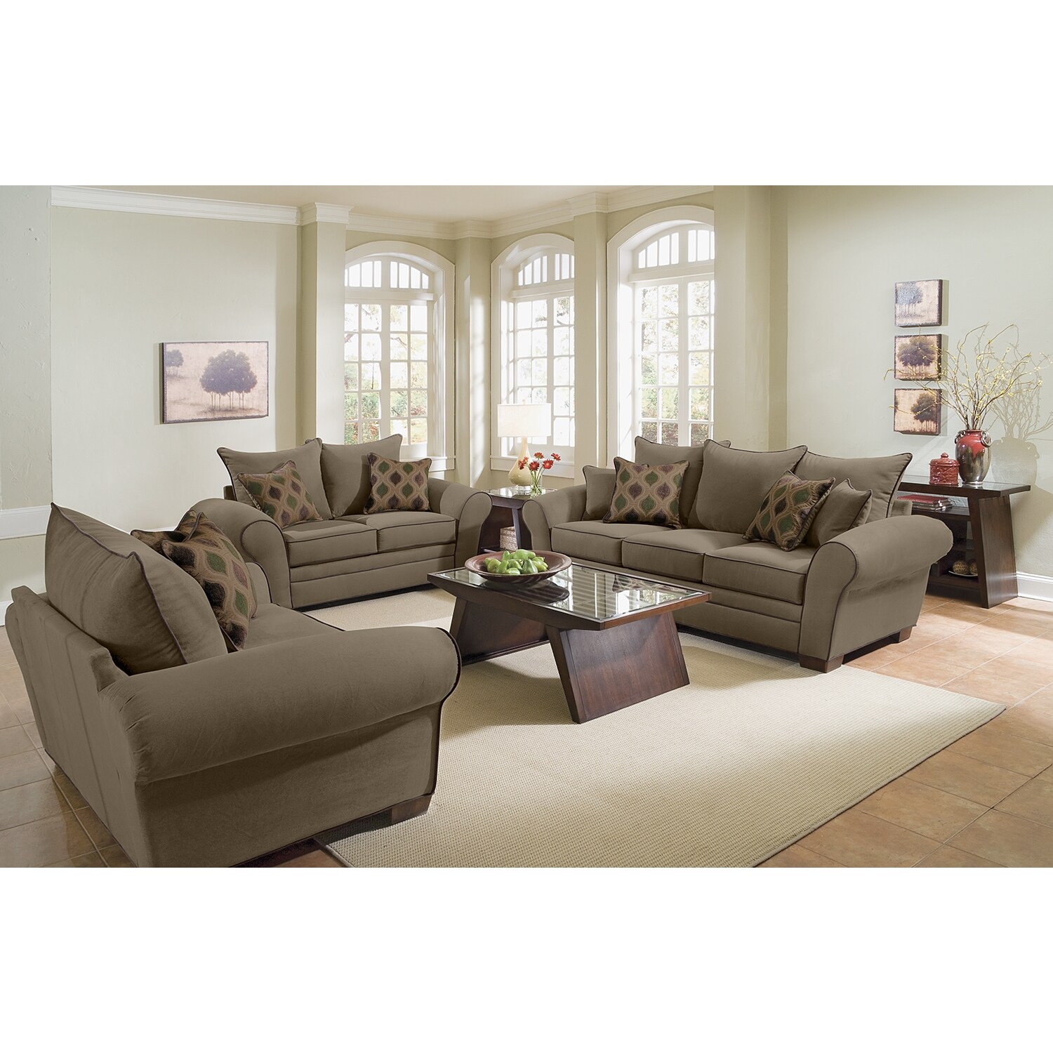 Rendezvous Sofa - Olive | Value City Furniture
