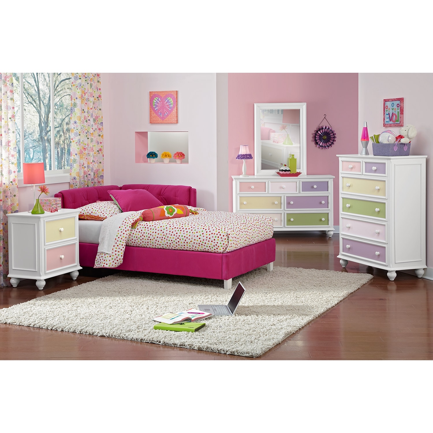 Jordan Full Corner Bed | Value City Furniture