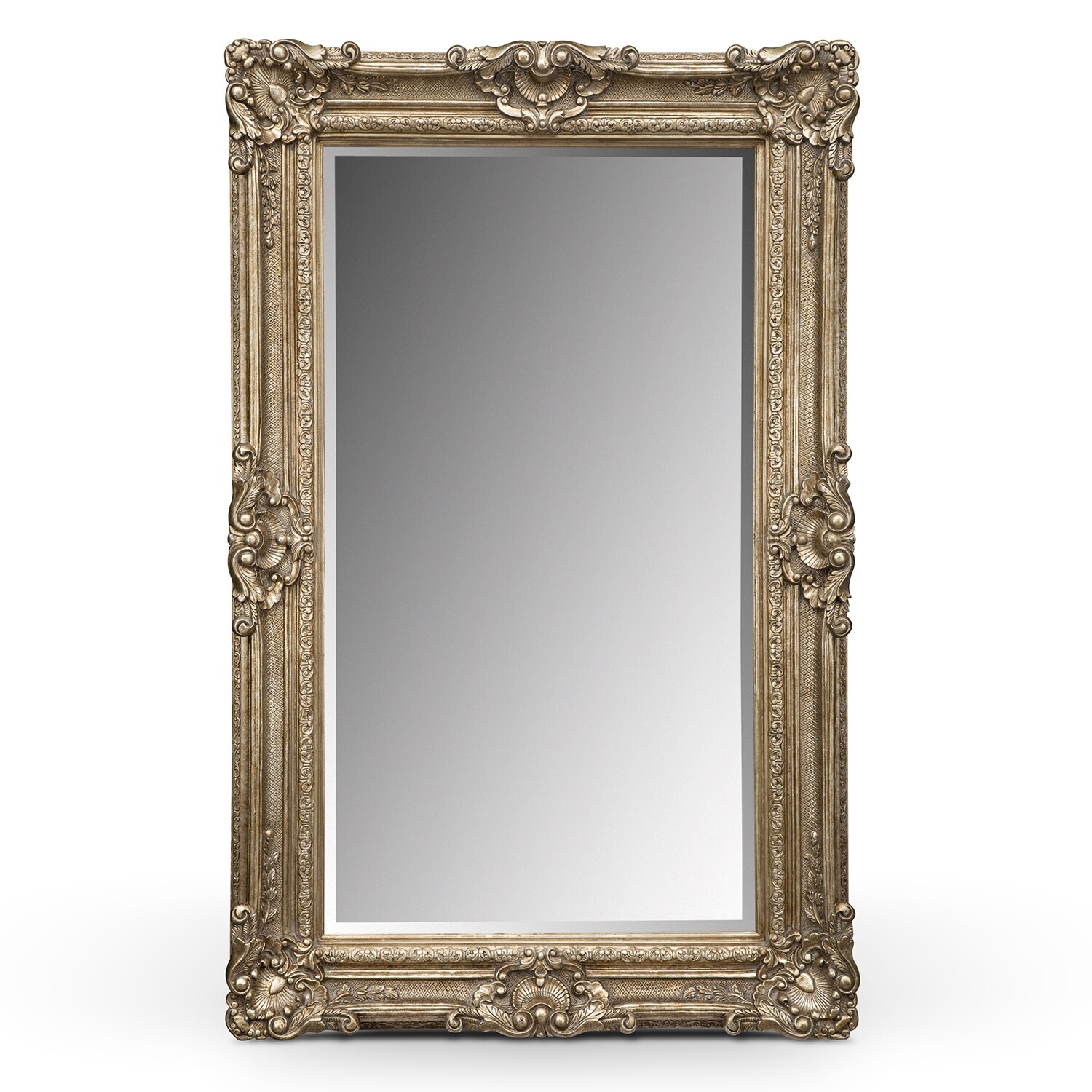 Silver Antique Floor Mirror Value City Furniture