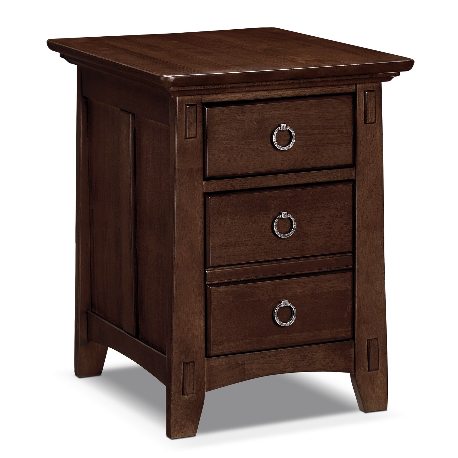 Arts & Crafts Chairside Table - Chocolate | American ...