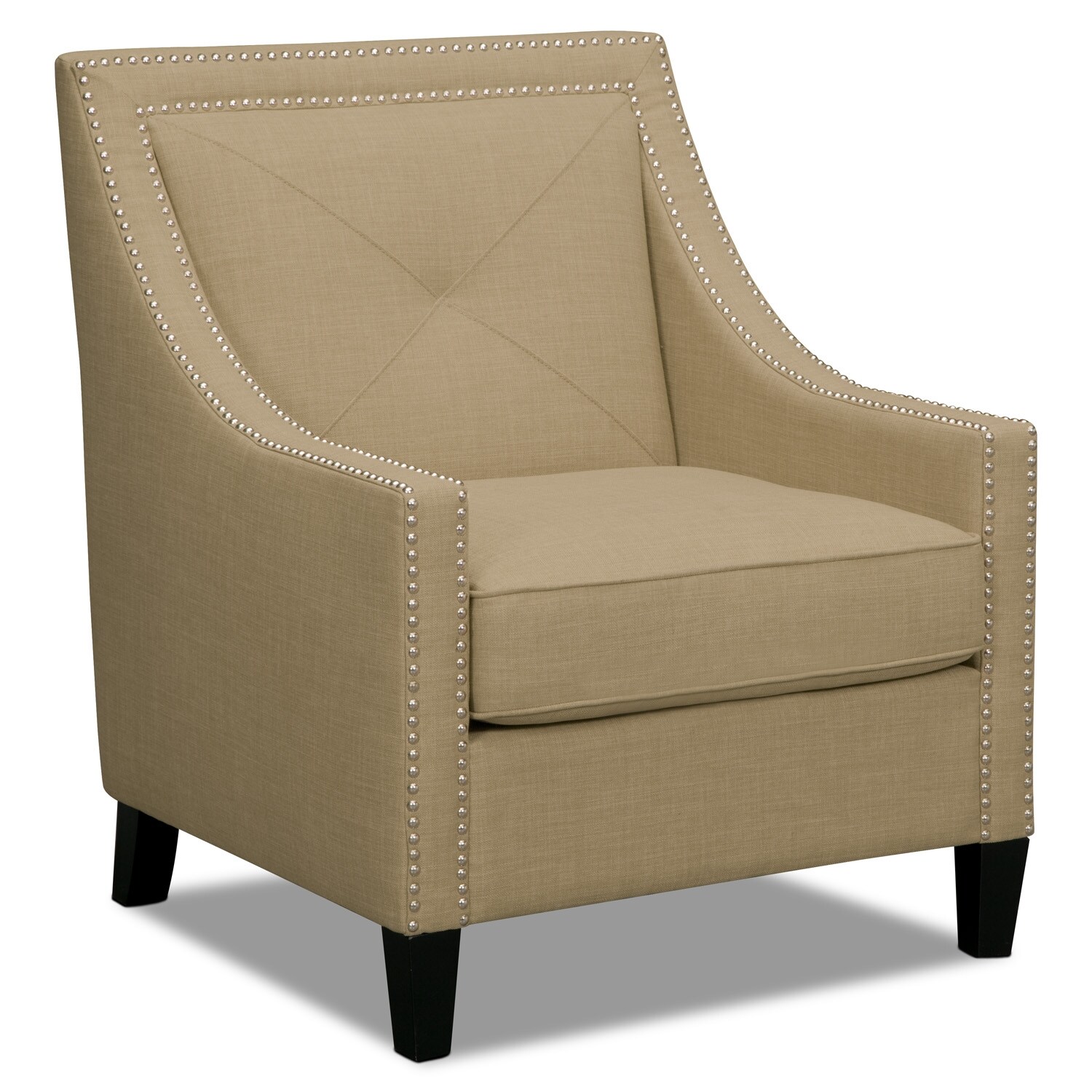 Cabaret Accent Chair - Beige | American Signature Furniture