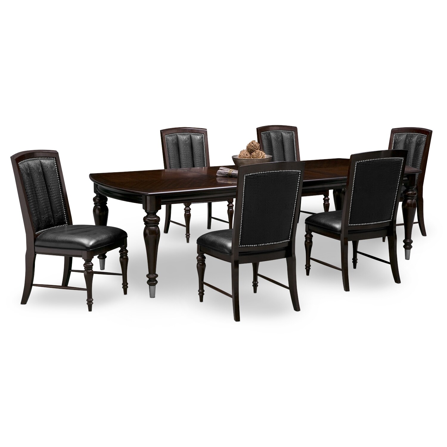 Esquire Table and 6 Chairs - Cherry | Value City Furniture (1500 x 1500 Pixel)