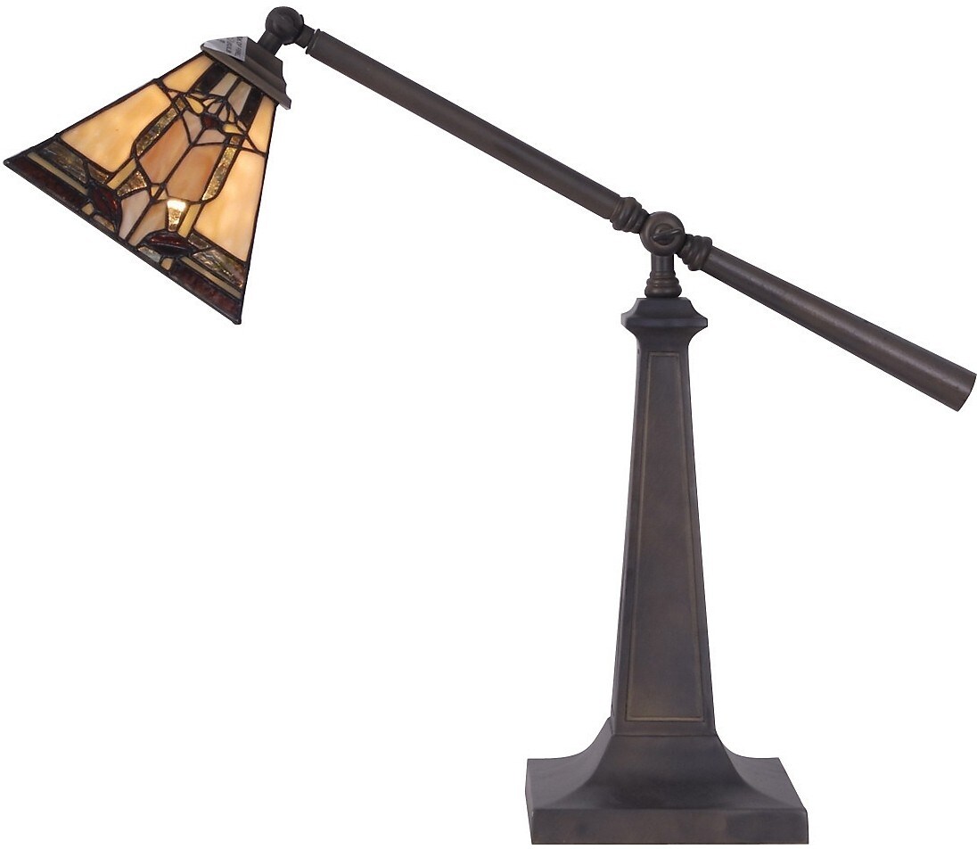 Marlow Table Lamp with Stained Glass Shade | The Brick
