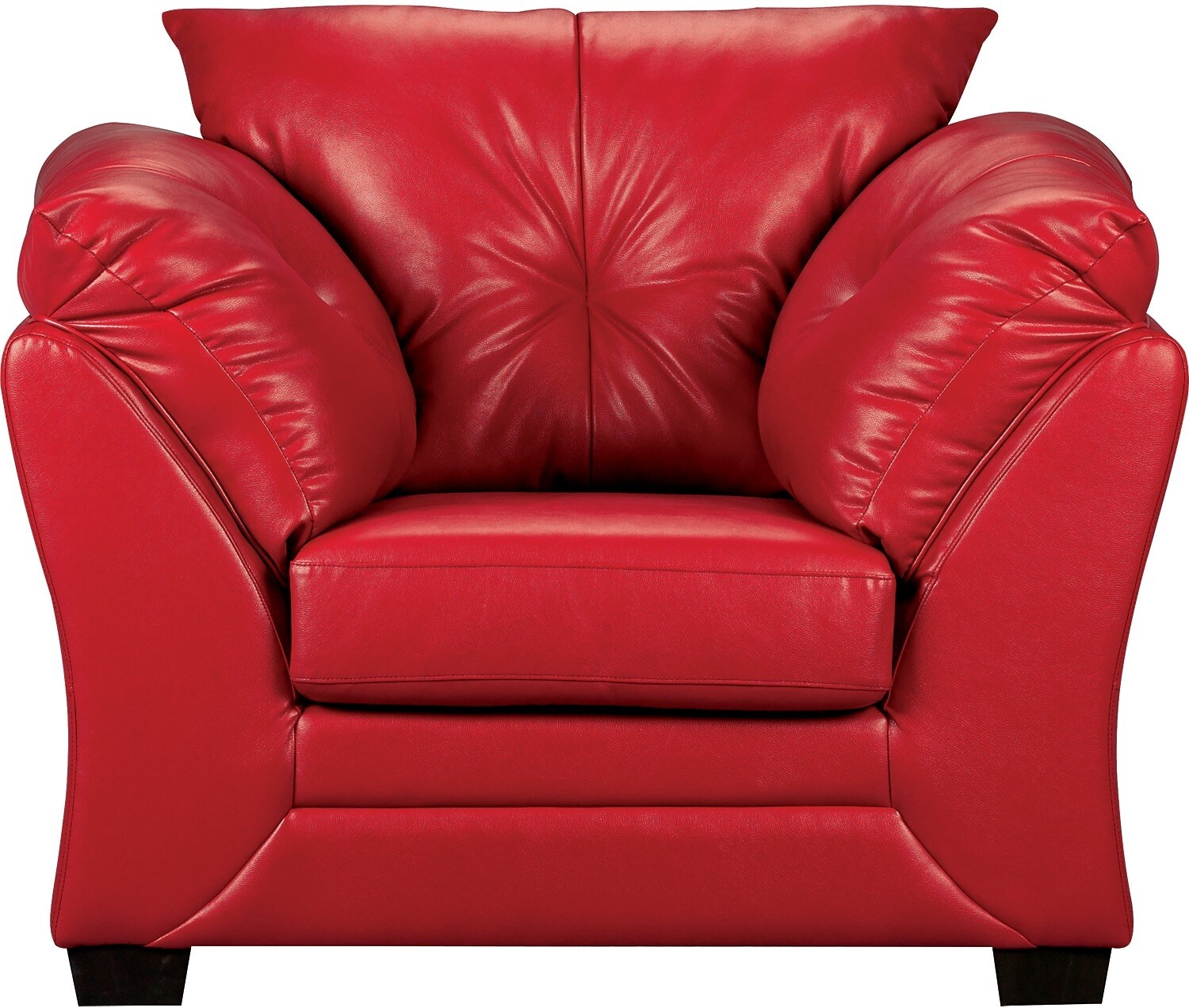 Max Faux Leather Loveseat Red The Brick